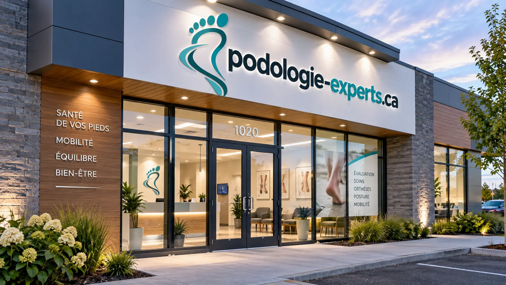 Façade d'un cabinet de podologie